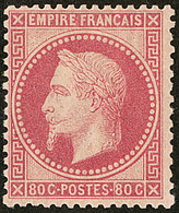 * No 32, Rose, Très Frais. - TB. - R - 1863-1870 Napoleon III With Laurels