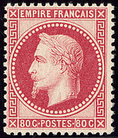 ** No 32b, Rose Vif, Superbe. - R - 1863-1870 Napoléon III Lauré