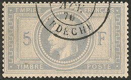 No 33, Obl Cad 18, Jolie Pièce. - TB. - R - 1863-1870 Napoleon III With Laurels