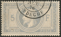 No 33, Obl Cad 18, Jolie Pièce. - TB. - R - 1863-1870 Napoléon III Con Laureles