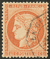 No 38, Obl Cad Poste Maritime "La Guayra". - TB - 1870 Siège De Paris