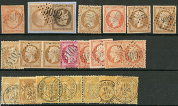 Collection. 1862-1900, Divers Dont Dardanelles, Mersina, Suez, Varna, Etc. - TB - Other & Unclassified