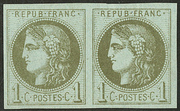 * No 39IIe, Paire, Très Frais. - TB - 1870 Bordeaux Printing