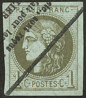 No 39IIIj, Impression Typo, Aminci Dans Un Angle Mais TB D'aspect - 1870 Ausgabe Bordeaux