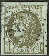 No 39IIIj, Obl Gc, Un Voisin. - TB - 1870 Bordeaux Printing