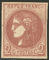 * No 40II, Brun-rouge. - TB - 1870 Bordeaux Printing