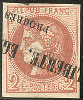 No 40II, Impression Typo. - TB (cote Maury 2009) - 1870 Ausgabe Bordeaux