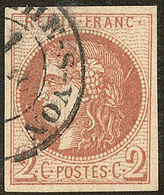 No 40II, Obl Cad 17 De La Roche Sur Yon. - TB - 1870 Ausgabe Bordeaux