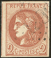 No 40II, Un Voisin, Obl Gc, Jolie Pièce. - TB - 1870 Bordeaux Printing