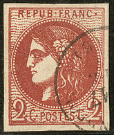 No 40IId, Obl Cad, Superbe Nuance. - TB. - R - 1870 Ausgabe Bordeaux