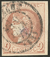 No 40IIg, Obl Cad. - TB - 1870 Ausgabe Bordeaux