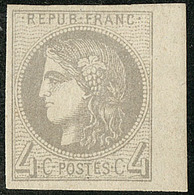 * No 41II, Gris, Bdf. - TB - 1870 Ausgabe Bordeaux