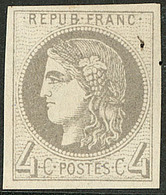 * No 41IIe, Gris Foncé. - TB - 1870 Ausgabe Bordeaux