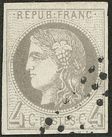 No 41IIf, Gris Très Foncé. - TB. - R - 1870 Ausgabe Bordeaux