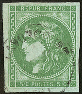 No 42IIh, Obl Cad. - TB - 1870 Ausgabe Bordeaux