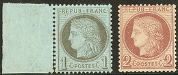 ** Nos 50 Bdf, 51 *, Très Frais. - TB - 1871-1875 Ceres