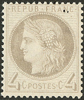 * No 52, Gris, Quasiment **, Très Frais. - TB - 1871-1875 Ceres