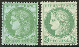 * Nos 53, 53c, Très Frais. - TB - 1871-1875 Ceres