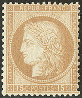 * No 55, Qqs Dents Légèrement Recreusées Sinon TB - 1871-1875 Ceres