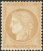 * No 59, Bistre, Très Frais. - TB - 1871-1875 Ceres