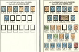 TARN ET GARONNE. Collection De 33 Bureaux Dont Gc 1399 Paire RAL, 4708, 6103, Etc. - TB - Otros & Sin Clasificación