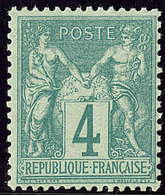 ** No 63, Vert, Très Frais. - TB - 1876-1878 Sage (Type I)