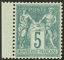 ** No 64, Vert, Petit Bdf, Superbe. - R - 1876-1878 Sage (Type I)