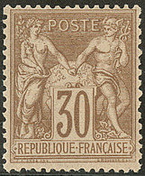 ** No 69, Brun, Très Frais. - TB - 1876-1878 Sage (Type I)