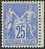 ** No 78e, Outremer Vif, Petit Bdf, Superbe. - R (N°et Cote Yvert) - 1876-1878 Sage (Type I)