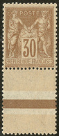 ** No 80, Brun-jaune, Bdf, Très Frais. - TB - 1876-1878 Sage (Type I)