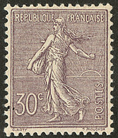 ** No 133b (Yv. 133a), Violet Foncé, Très Frais Et Bien Centré. - TB - Other & Unclassified