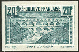 (*) Pont Du Gard. Essai De Couleur. No 262, En Vert. - TB - Other & Unclassified