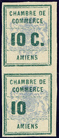 ** Grève. Amiens. No 1, Paire Verticale. - TB. - R - Unclassified