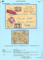 LETTRE Lignes Africaines (DAGNAUX). Accidenté Alger-Marseille à La Passe De L'Agha (Algérie) 11.1.33. Enveloppe Avec Gri - Other & Unclassified