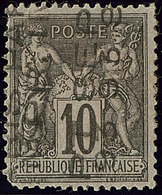 Surcharge 5 Lignes. No 16, SEPT, Sans Quantième, Def, TB D'aspect - 1893-1947