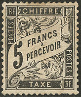 * No 24, Large Charnière, Rousseurs Et Dent Courte, TB D'aspect. - R - Sonstige & Ohne Zuordnung