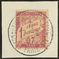No 39, Obl Cad Juin 1907 Sur Petit Fragment. - TB - Sonstige & Ohne Zuordnung