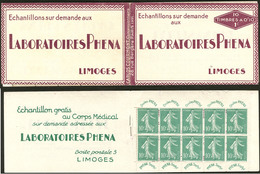 ** Phéna. No 188C2, Carnet De 10t. - TB - Other & Unclassified