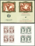 ** Croix-Rouge. 1962, Carnet De 4 Paires N°1366a/1367a. - TB - Red Cross