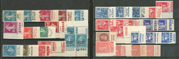 ** 1906-1951, Valeurs Courantes Avec Pub, Dont Semeuse, Paix, Gandon, Etc. - TB - Collections