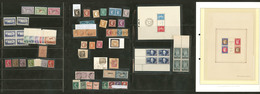 * 1849-1940 (Poste, PA, Essais, BF, Taxe, Mill.), Des Valeurs Moyennes, Des Ex **, (*) Ou Obl, Tous états - Collections