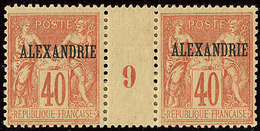 * Alexandrie. No 13, Paire Mill. 9. - TB - Millesimes
