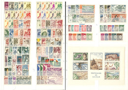 ** AFRIQUE OCCIDENTALE. Collection. 1944-1954 (Poste, PA, Taxe, BF), Complète. - TB - Other & Unclassified