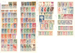 ** Collection. 1892-1944 (Poste, PA, Taxe), 9 Ex De 1892-1907, Ensuite Assez Complète De 1912 à 1944 (22 Ex Manquants Do - Sonstige & Ohne Zuordnung