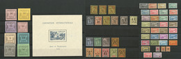 * Collection. 1884-1947 (Poste, PA, Taxe, BF), Valeurs Moyennes Et Séries Complètes. - TB - Sonstige & Ohne Zuordnung