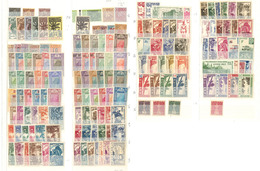 ** Collection. 1892-1944 (Poste, PA, Taxe), Valeurs Moyennes Et Séries Complètes, 13 Ex Entre 1892 Et 1907, Ensuite Asse - Other & Unclassified