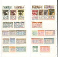 ** HAUT-SENEGAL ET NIGER. Collection. 1906-1917 (Poste, Taxe), Complète Sauf 4, 5, 8, 32, 34, Taxe 1/7 Et 9/15. - TB - Other & Unclassified