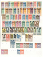 ** HAUTE-VOLTA. Collection. 1920-1931 (Poste, Taxe), Complète Sauf 61, 63, 64, 66/68, Taxe 6, 11/14 Et 18/20. - TB - Other & Unclassified