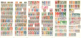 ** Collection. 1892-1954 (Poste, PA, Taxe, BF), Valeurs Et Séries Moyennes Dont Sept Type Groupe. - TB - Other & Unclassified