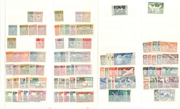 ** Collection. 1905-1955 (Poste, PA, Taxe), Valeurs Moyennes Et Séries Complètes. - TB - Vide
